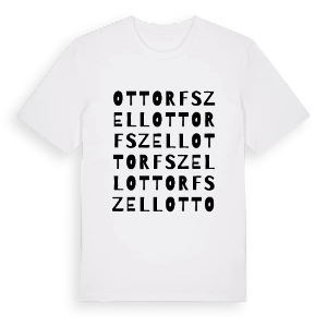 Ottorfszell ordlek t-shirt – ekologisk bomull t-shirt från Pinshirt