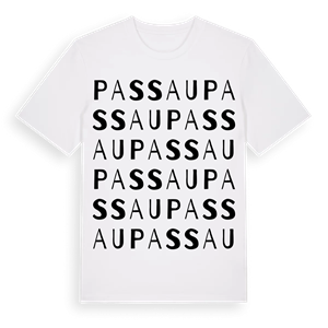 Passau ordlek t-shirt – ekologisk bomull t-shirt från Pinshirt