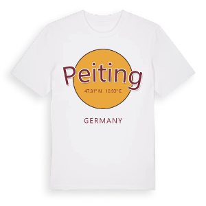 Peiting cirkel t-shirt – ekologisk bomull t-shirt från Pinshirt