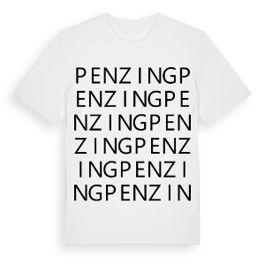 Penzing ordlek t-shirt – ekologisk bomull t-shirt från Pinshirt