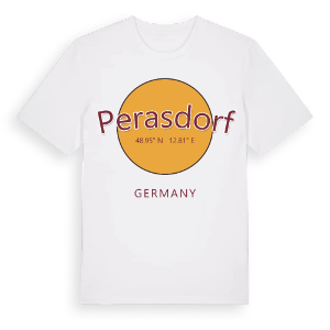 Perasdorf cirkel t-shirt – ekologisk bomull t-shirt från Pinshirt