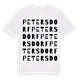Petersdorf ordlek t-shirt