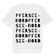 Pfersee-Nord ordlek t-shirt
