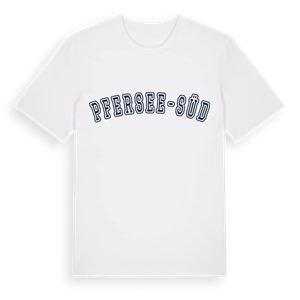 Pfersee-Süd college t-shirt – ekologisk bomull t-shirt från Pinshirt