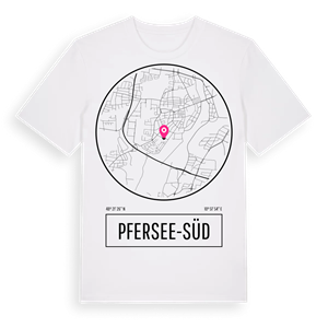 Pfersee-Süd t-shirt – ekologisk bomull t-shirt från Pinshirt