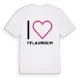 Jag älskar Pflaumheim t-shirt stort tryck