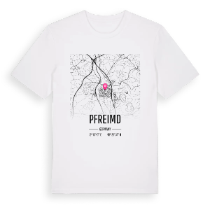 Pfreimd karta t-shirt – ekologisk bomull t-shirt från Pinshirt