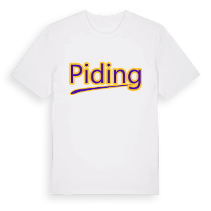 Piding baseball t-shirt – ekologisk bomull t-shirt från Pinshirt
