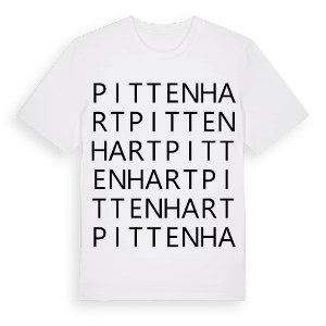 Pittenhart ordlek t-shirt – ekologisk bomull t-shirt från Pinshirt