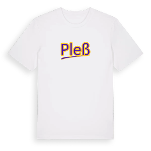 Pleß baseball t-shirt – ekologisk bomull t-shirt från Pinshirt