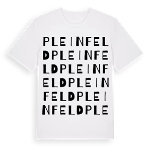 Pleinfeld ordlek t-shirt – ekologisk bomull t-shirt från Pinshirt
