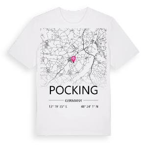Pocking karta t-shirt – ekologisk bomull t-shirt från Pinshirt