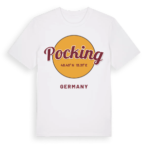 Pocking cirkel t-shirt – ekologisk bomull t-shirt från Pinshirt