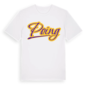 Poing baseball t-shirt – ekologisk bomull t-shirt från Pinshirt