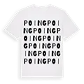 Poing ordlek t-shirt