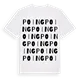 Poing ordlek t-shirt
