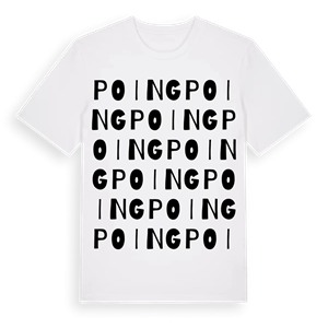 Poing ordlek t-shirt – ekologisk bomull t-shirt från Pinshirt