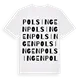 Polsingen ordlek t-shirt