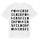 Pommersfelden ordlek t-shirt