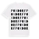 Poxdorf ordlek t-shirt