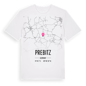 Prebitz karta t-shirt – ekologisk bomull t-shirt från Pinshirt