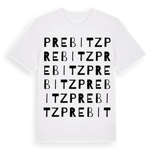 Prebitz ordlek t-shirt – ekologisk bomull t-shirt från Pinshirt