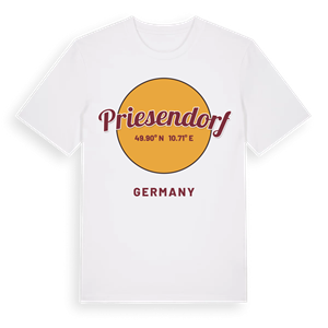 Priesendorf cirkel t-shirt – ekologisk bomull t-shirt från Pinshirt