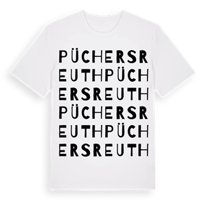Püchersreuth ordlek t-shirt – ekologisk bomull t-shirt från Pinshirt