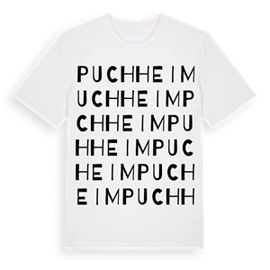 Puchheim ordlek t-shirt – ekologisk bomull t-shirt från Pinshirt