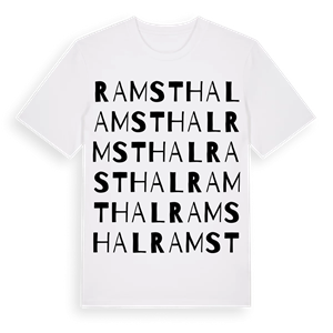 Ramsthal ordlek t-shirt – ekologisk bomull t-shirt från Pinshirt