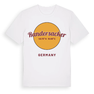 Randersacker cirkel t-shirt – ekologisk bomull t-shirt från Pinshirt