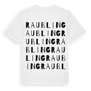 Raubling ordlek t-shirt – ekologisk bomull t-shirt från Pinshirt