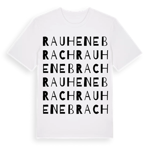 Rauhenebrach ordlek t-shirt – ekologisk bomull t-shirt från Pinshirt