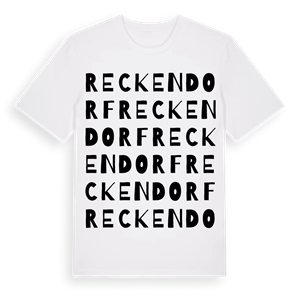 Reckendorf ordlek t-shirt – ekologisk bomull t-shirt från Pinshirt