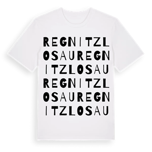 Regnitzlosau ordlek t-shirt – ekologisk bomull t-shirt från Pinshirt