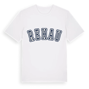 Rehau college t-shirt – ekologisk bomull t-shirt från Pinshirt