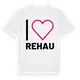 Jag älskar Rehau t-shirt stort tryck