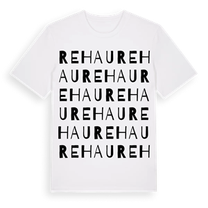 Rehau ordlek t-shirt – ekologisk bomull t-shirt från Pinshirt