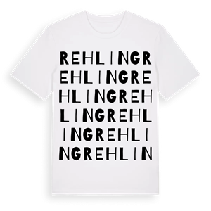 Rehling ordlek t-shirt – ekologisk bomull t-shirt från Pinshirt