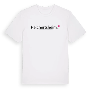 Reichertsheim hjärta t-shirt – ekologisk bomull t-shirt från Pinshirt
