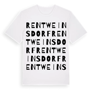Rentweinsdorf ordlek t-shirt – ekologisk bomull t-shirt från Pinshirt