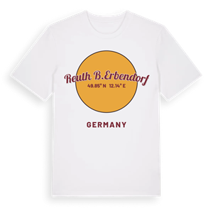 Reuth b.Erbendorf cirkel t-shirt – ekologisk bomull t-shirt från Pinshirt