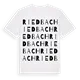 Riedbach ordlek t-shirt