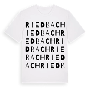 Riedbach ordlek t-shirt – ekologisk bomull t-shirt från Pinshirt