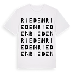 Rieden ordlek t-shirt – ekologisk bomull t-shirt från Pinshirt