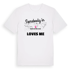 Någon i Rieden am Forggensee älskar mig t-shirt – ekologisk bomull t-shirt från Pinshirt