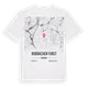 Roßbacher Forst karta t-shirt