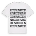 Roden ordlek t-shirt