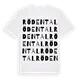 Rödental ordlek t-shirt