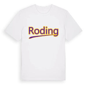 Roding baseball t-shirt – ekologisk bomull t-shirt från Pinshirt